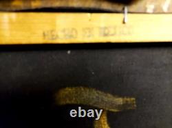 Vtg Lot Of 3 Crying Elvis Presley Velvet Painting 22.5 X 13.5 Signed Rare