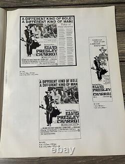 Vtg RARE 1969 Elvis Presley Charro PressBook National General Pictures Presents