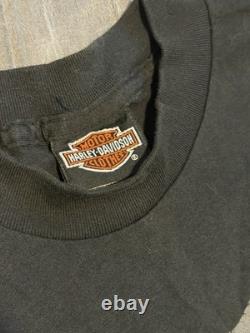 Vtg RARE Elvis Presley Harley Davidson THE KING Single Stitch T Shirt Medium M