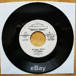 WOW! RARE 1955 RCA RECORD PREVUE Elvis Presley MYSTERY TRAIN 47-6357