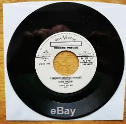 WOW! RARE 1955 RCA RECORD PREVUE Elvis Presley MYSTERY TRAIN 47-6357