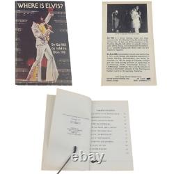 Where Is Elvis by Ed Hill (1979) Signed by Author Rare Elvis Memoir
