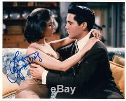 YVONNE CRAIG SIGNED AUTOGRAPHED 8x10 PHOTO WITH ELVIS PRESLEY RARE BECKETT BAS