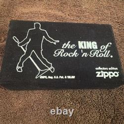 ZIPPO ELVIS PRESLEY Limited Edition 3046/5000 3D Lighter Rare UNUSED 2003 READ