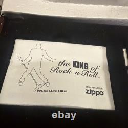 ZIPPO ELVIS PRESLEY Limited Edition 3046/5000 3D Lighter Rare UNUSED 2003 READ