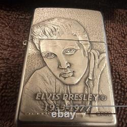 ZIPPO ELVIS PRESLEY Limited Edition 3046/5000 3D Lighter Rare UNUSED 2003 READ