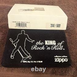 ZIPPO ELVIS PRESLEY Limited Edition 3046/5000 3D Lighter Rare UNUSED 2003 READ