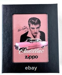 Zippo ELVIS PRESLEY PINK CADILLAC Rare Limited Edition Flawless Condition Zippo ELVIS PRESLEY PINK CADILLAC Rare Limited Edition Flawless Condition