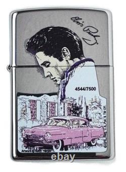 Zippo ELVIS PRESLEY PINK CADILLAC Rare Limited Edition Flawless Condition