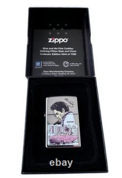 Zippo ELVIS PRESLEY PINK CADILLAC Rare Limited Edition Flawless Condition