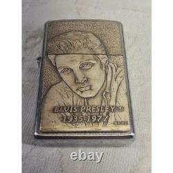 Zippo Elvis Presley Limited Edition 3D Lighter Rare 3705/5000 D 03 Unused 2003